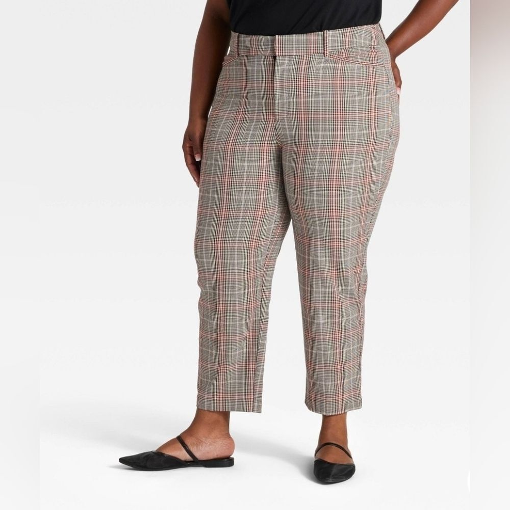 NWT Ava & Viv High Rise Comfort Waist Pants Plus Size 26W